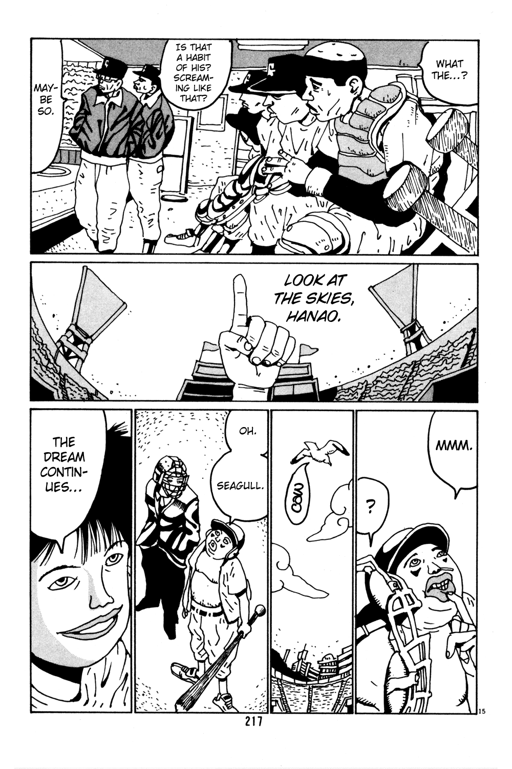 Hanaotoko Chapter 38.2 page 15 - Chapter 38 v2 : Two Outs with the Bases Loaded Under the Blue Sky
