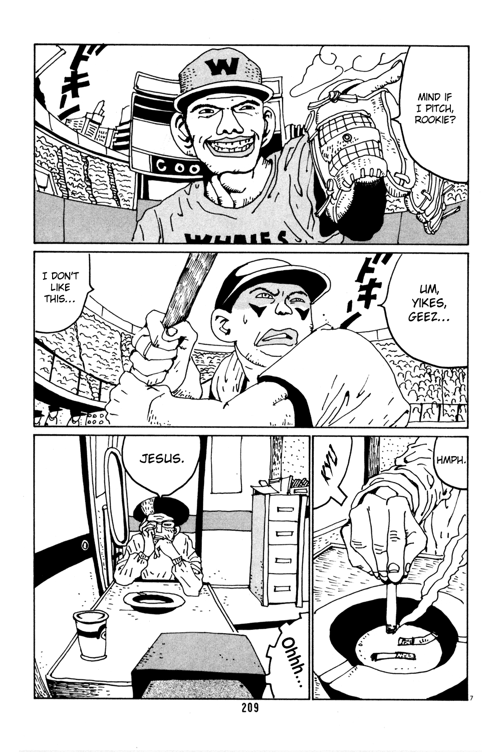 Hanaotoko Chapter 38.2 page 7 - Chapter 38 v2 : Two Outs with the Bases Loaded Under the Blue Sky
