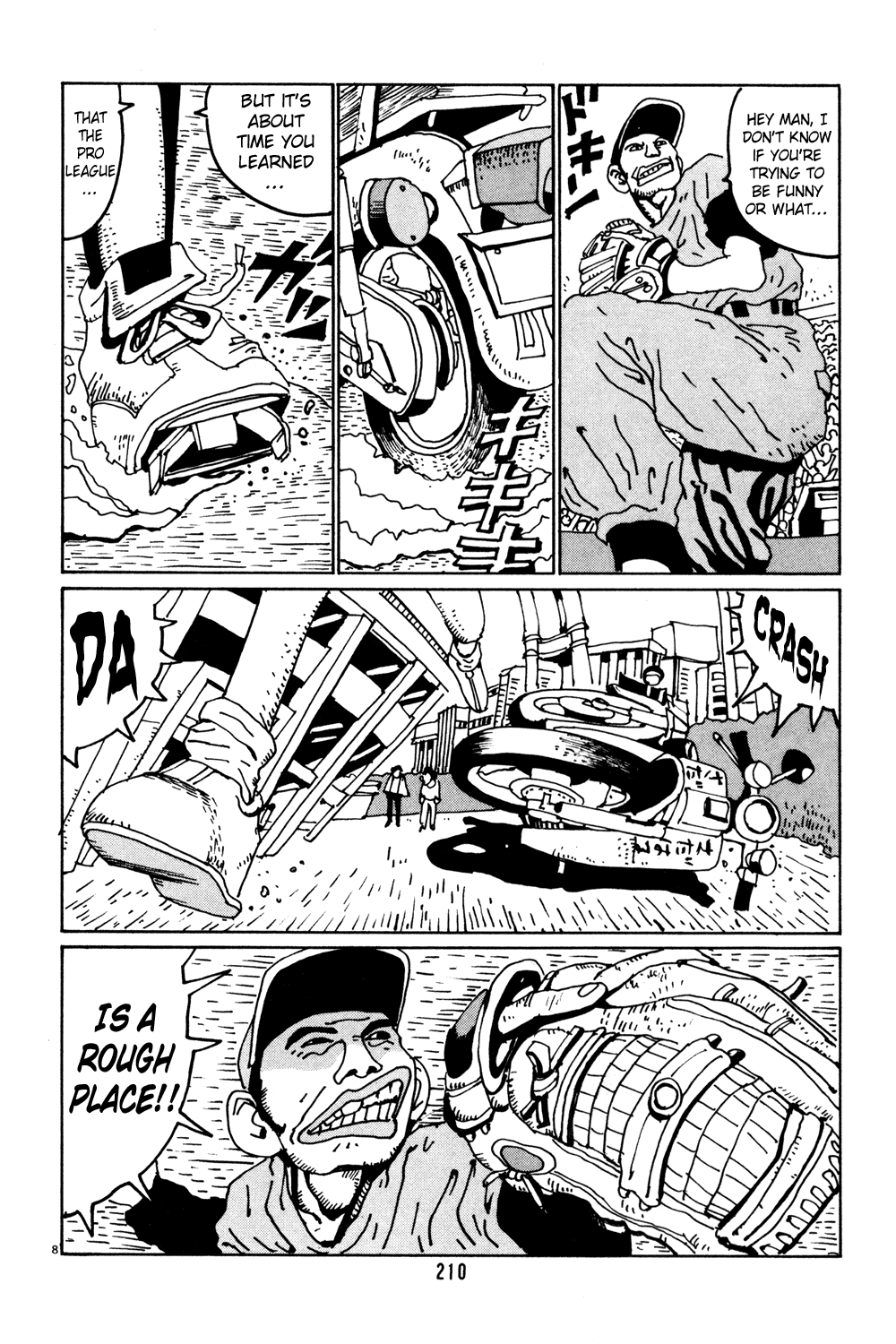 Hanaotoko Chapter 38.2 page 8 - Chapter 38 v2 : Two Outs with the Bases Loaded Under the Blue Sky