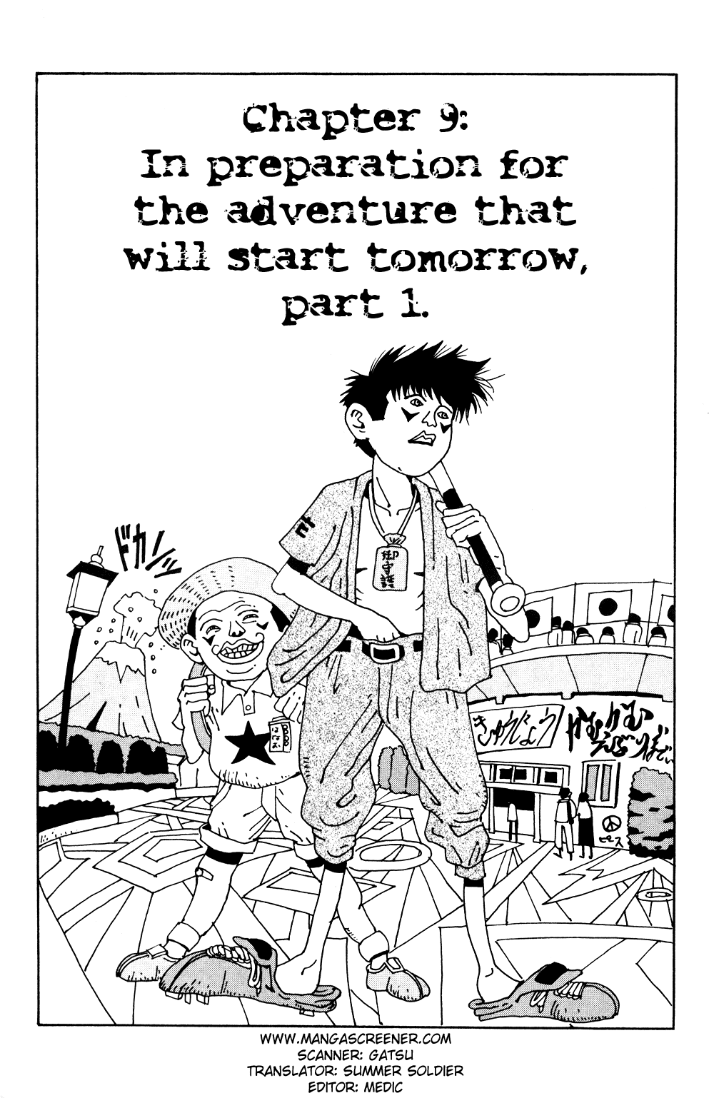 Hanaotoko Chapter 9.2 page 1 - Chapter 9 v2 : In preparation for the adventure that will start tommorow, part 1.