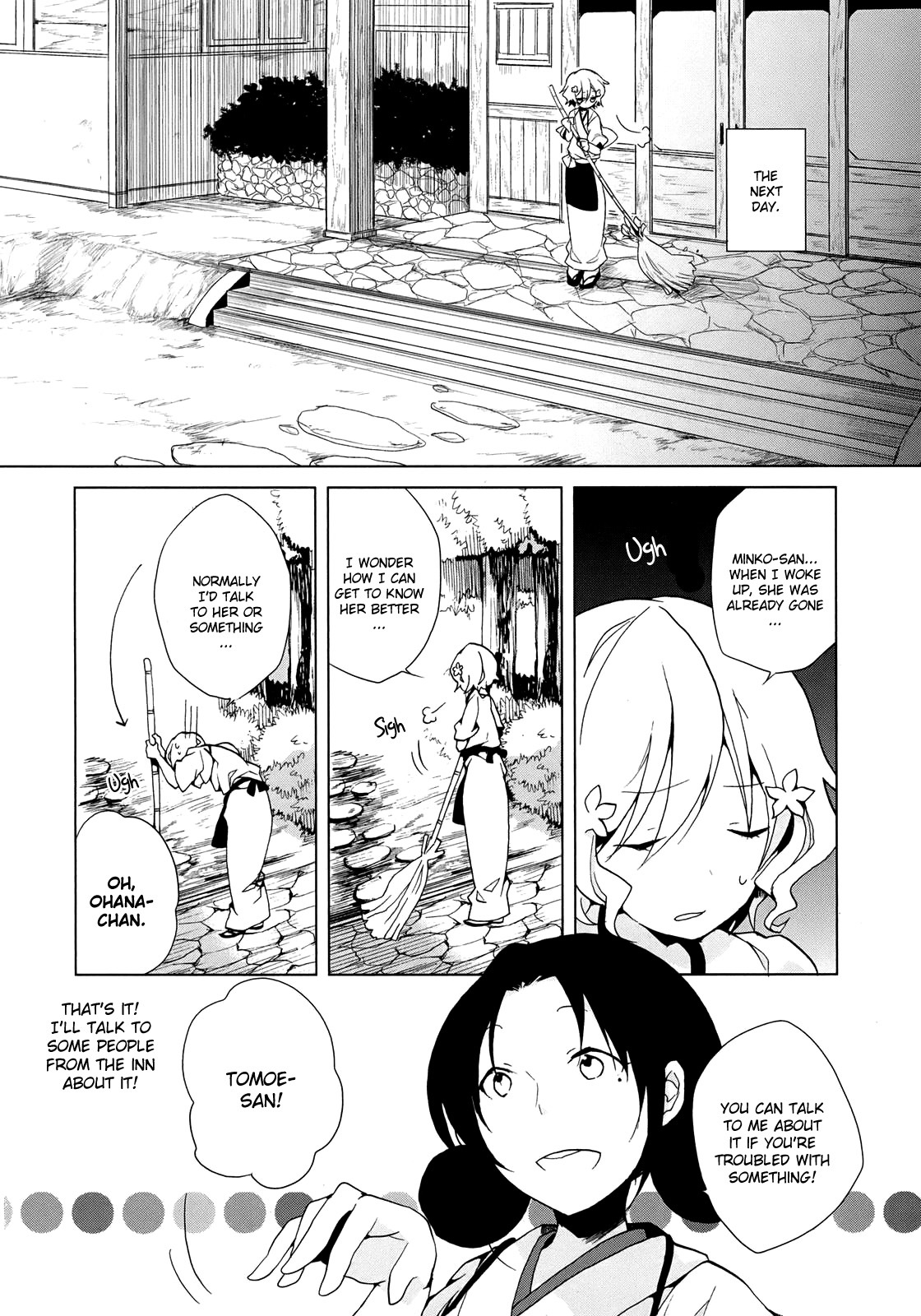 Hanasaku Iroha Chapter 5 page 11 - Chapter 5: Minchi vs. Sannakji
