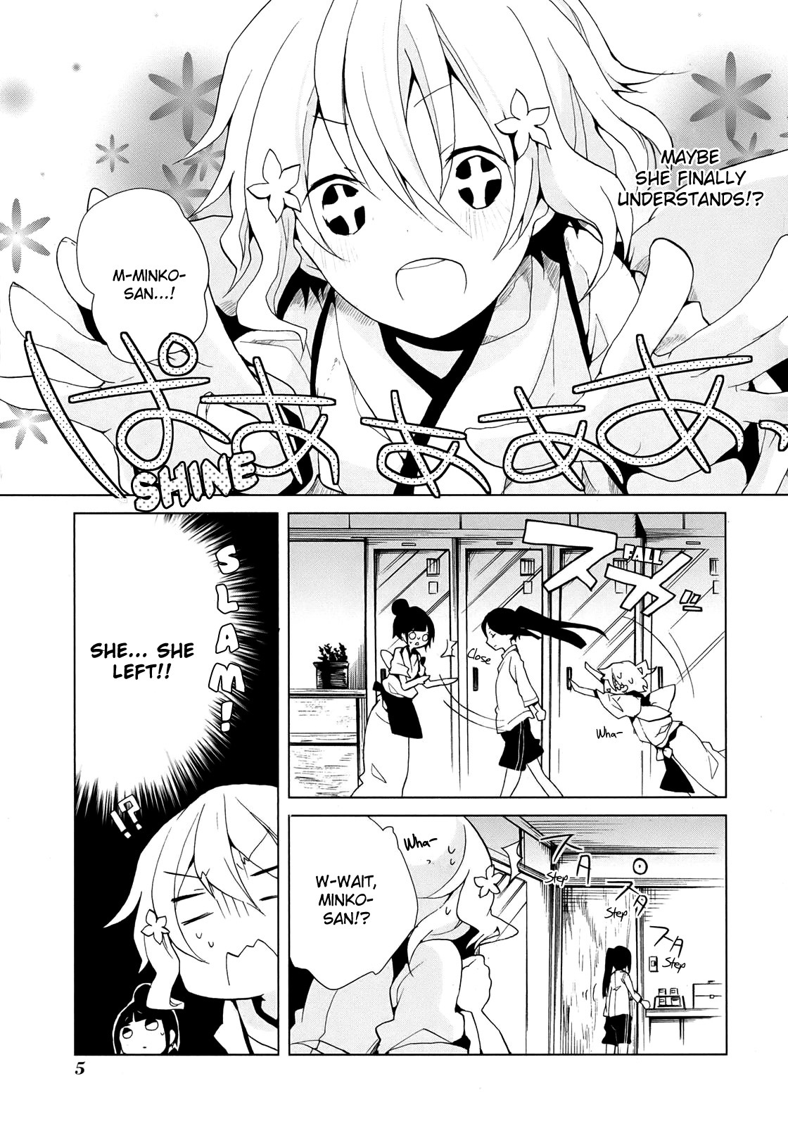 Hanasaku Iroha Chapter 5 page 8 - Chapter 5: Minchi vs. Sannakji