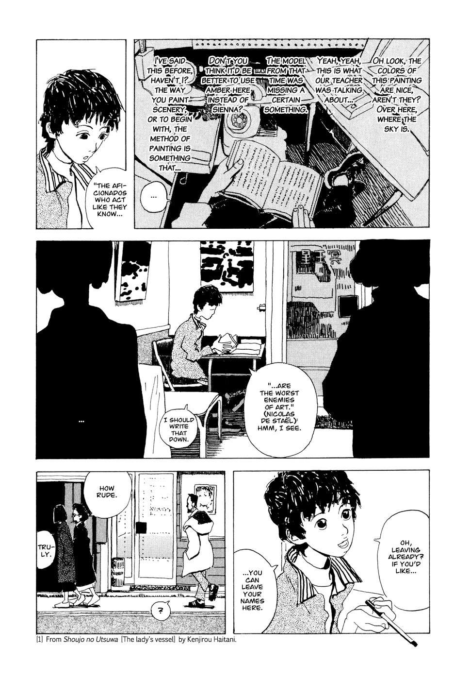 Hanashippanashi Chapter 16 page 3 - Chapter 16: It's Better Not to Take a Walk Watching the Sky on a Freezing Day Like This