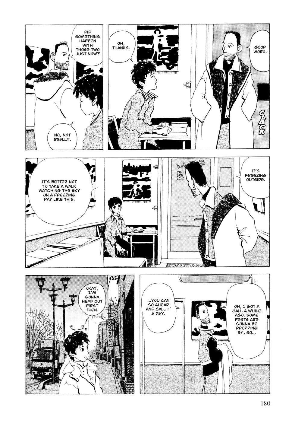 Hanashippanashi Chapter 16 page 4 - Chapter 16: It's Better Not to Take a Walk Watching the Sky on a Freezing Day Like This