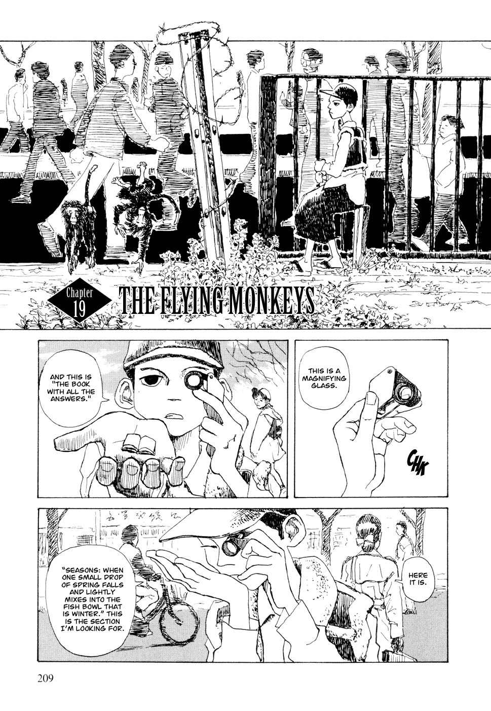 Hanashippanashi Chapter 19 page 1 - Chapter 19: The Flying Monkeys