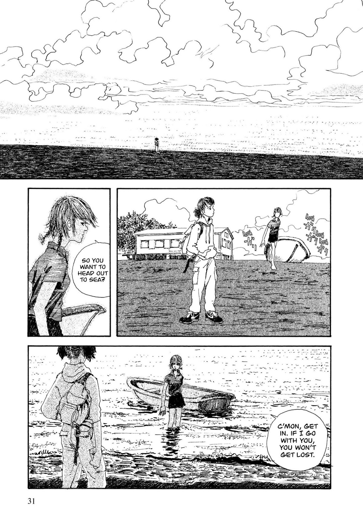 Hanashippanashi Chapter 26 page 3 - Chapter 26: The Boundary Between Sea and Sky