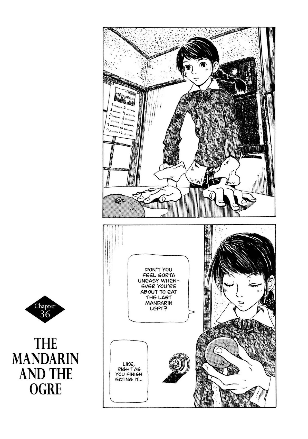 Hanashippanashi Chapter 36 page 1 - Chapter 36: The Mandarin and the Ogre