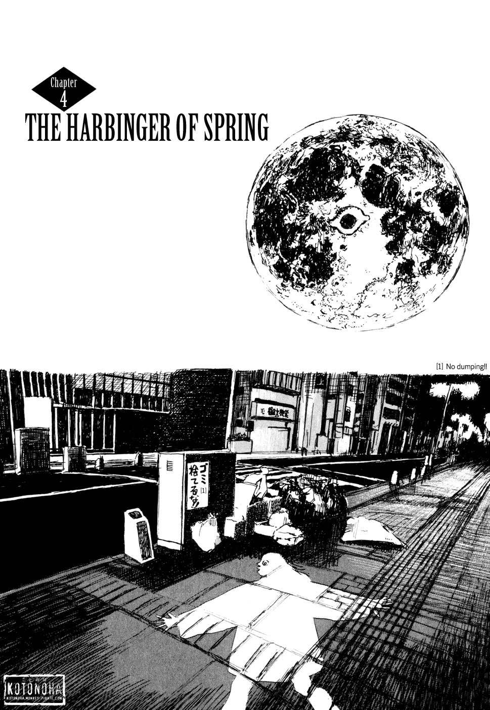 Hanashippanashi Chapter 4 page 1 - Chapter 4: The Harbinger of Spring