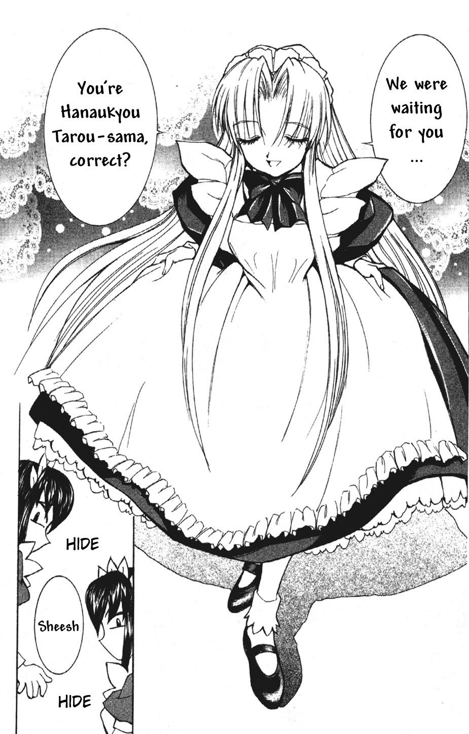 Hanaukyo Maid Tai Chapter 1 page 8 - Chapter 1: Goshujin-sama...!?