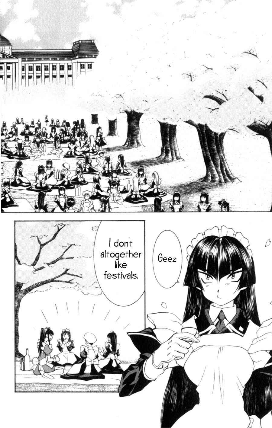 Hanaukyo Maid Tai Chapter 12 page 3 - Chapter 12: Disaster!?