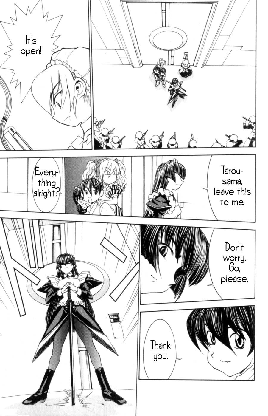 Hanaukyo Maid Tai Chapter 14 page 21 - Chapter 14: Breakthrough!!