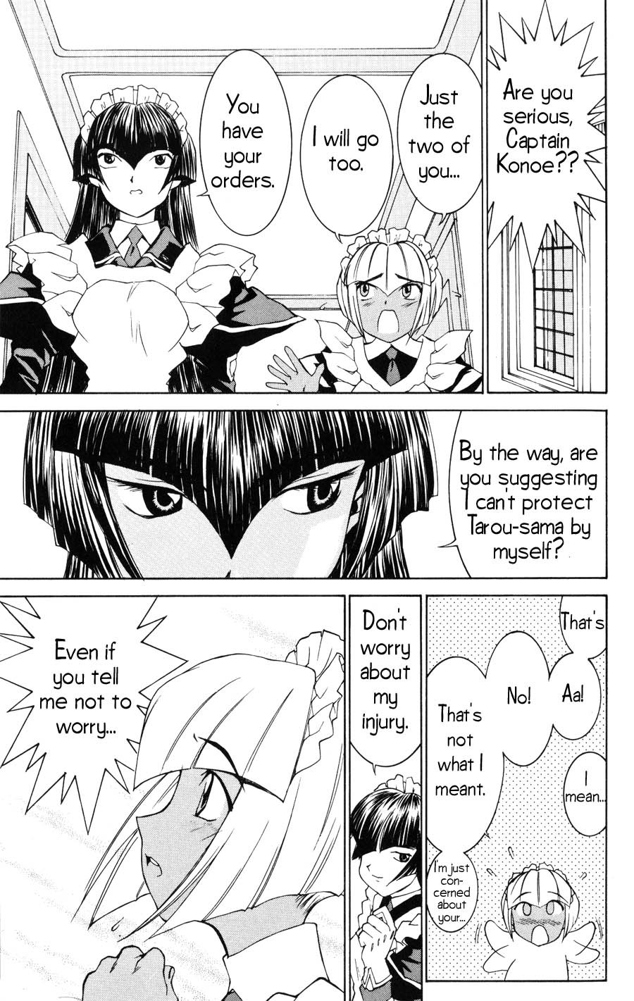 Hanaukyo Maid Tai Chapter 19 page 12 - Chapter 19: Sanae is the Surname, Yashima is the Given Name (Part 1)