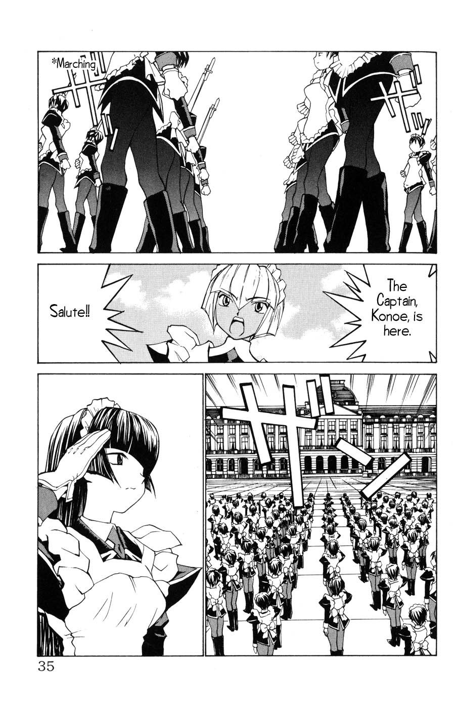 Hanaukyo Maid Tai Chapter 19 page 4 - Chapter 19: Sanae is the Surname, Yashima is the Given Name (Part 1)