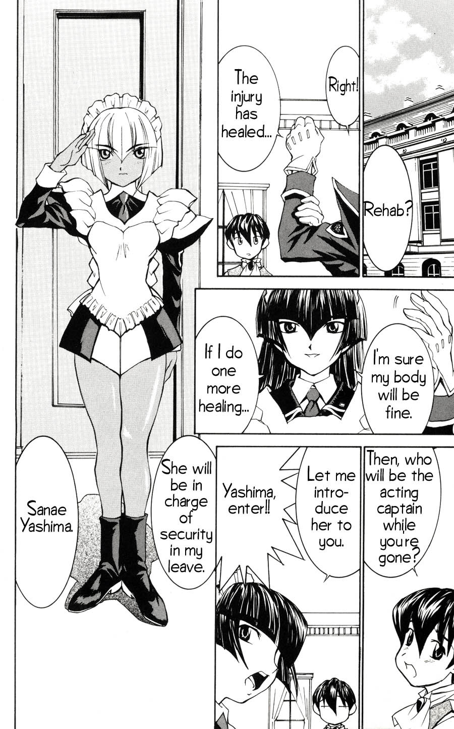 Hanaukyo Maid Tai Chapter 19 page 9 - Chapter 19: Sanae is the Surname, Yashima is the Given Name (Part 1)