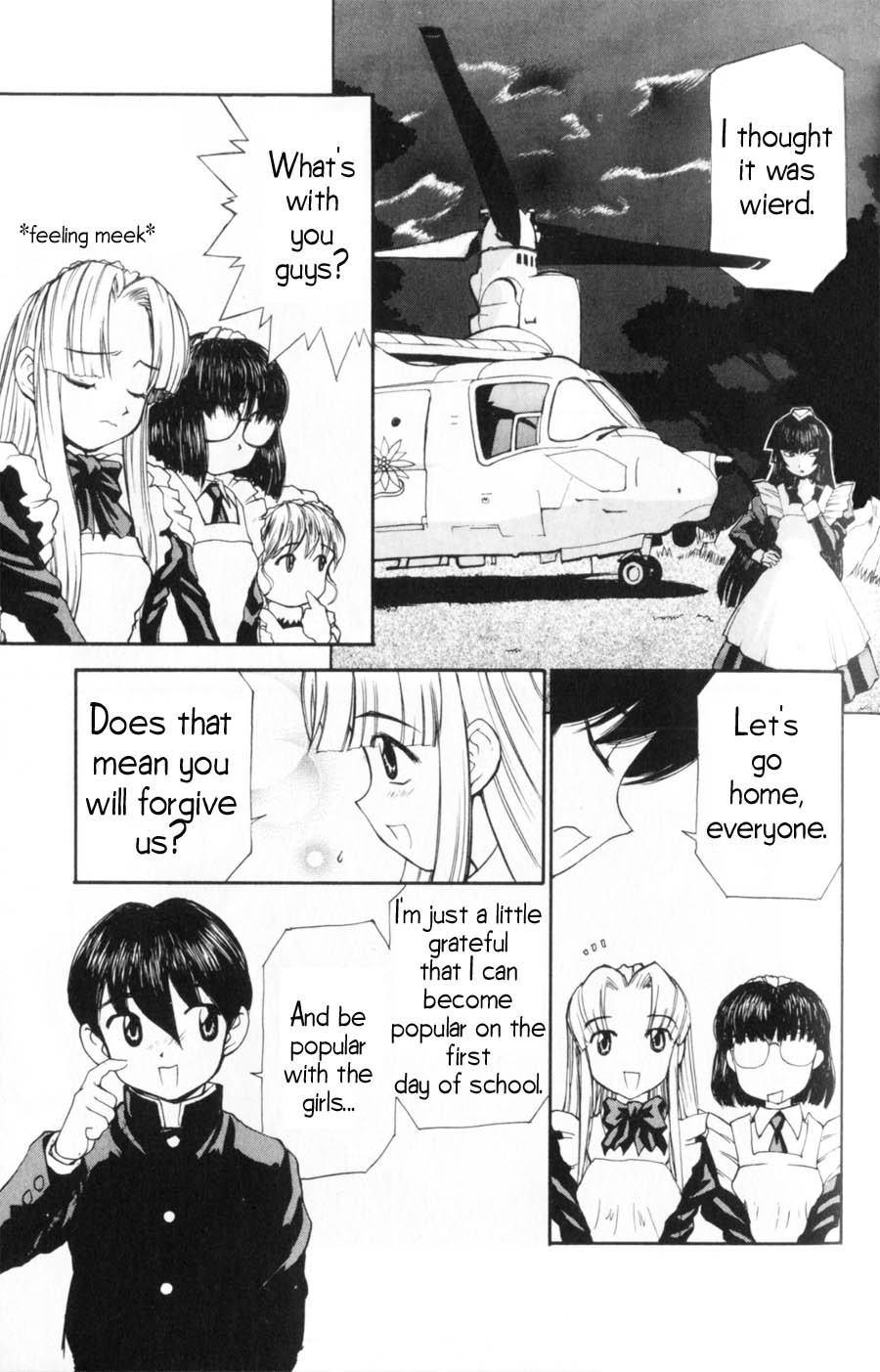 Hanaukyo Maid Tai Chapter 2 page 23 - Chapter 2: Tarou's School!