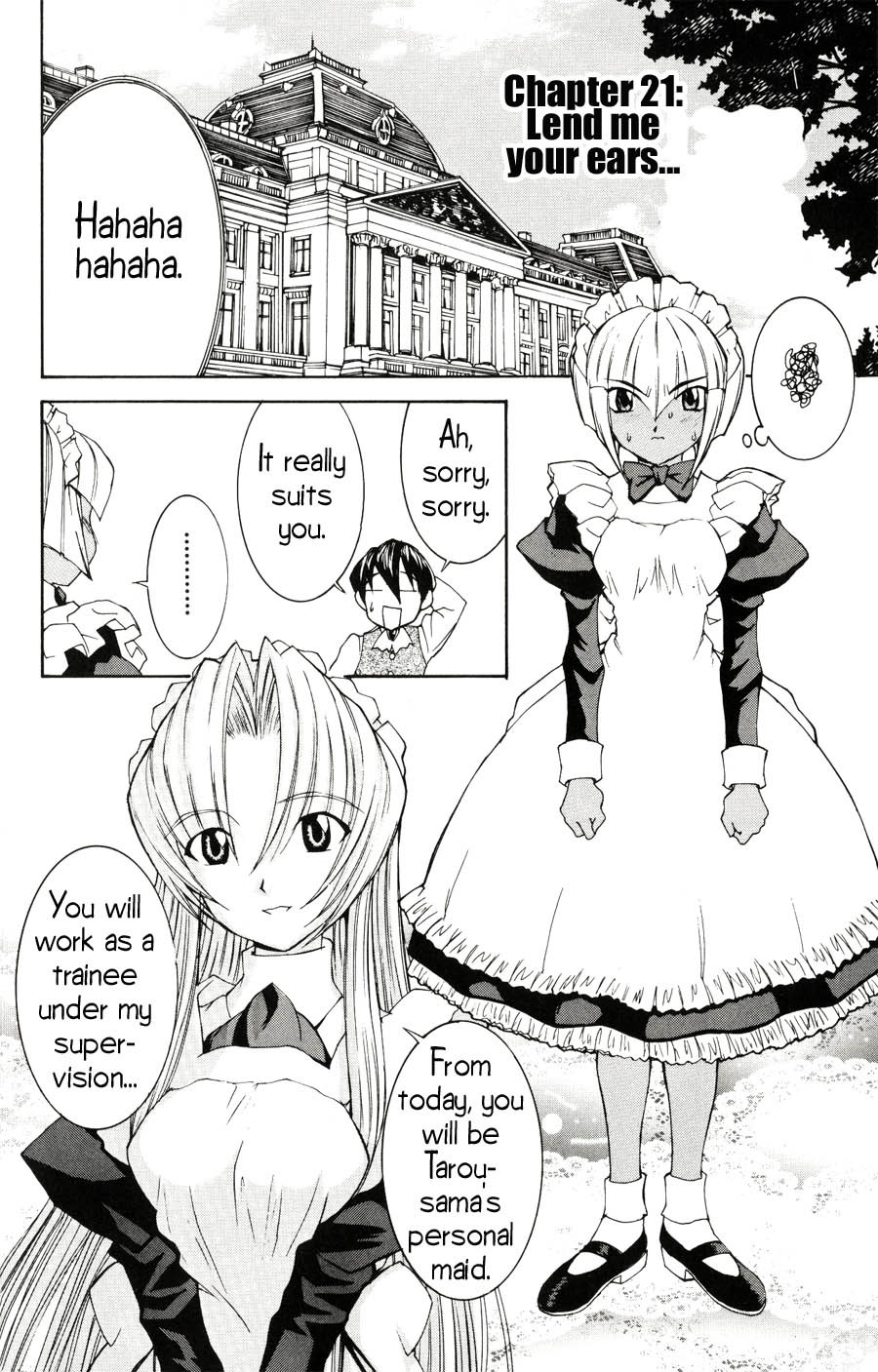 Hanaukyo Maid Tai Chapter 21 page 3 - Chapter 21: Lend me your ears...