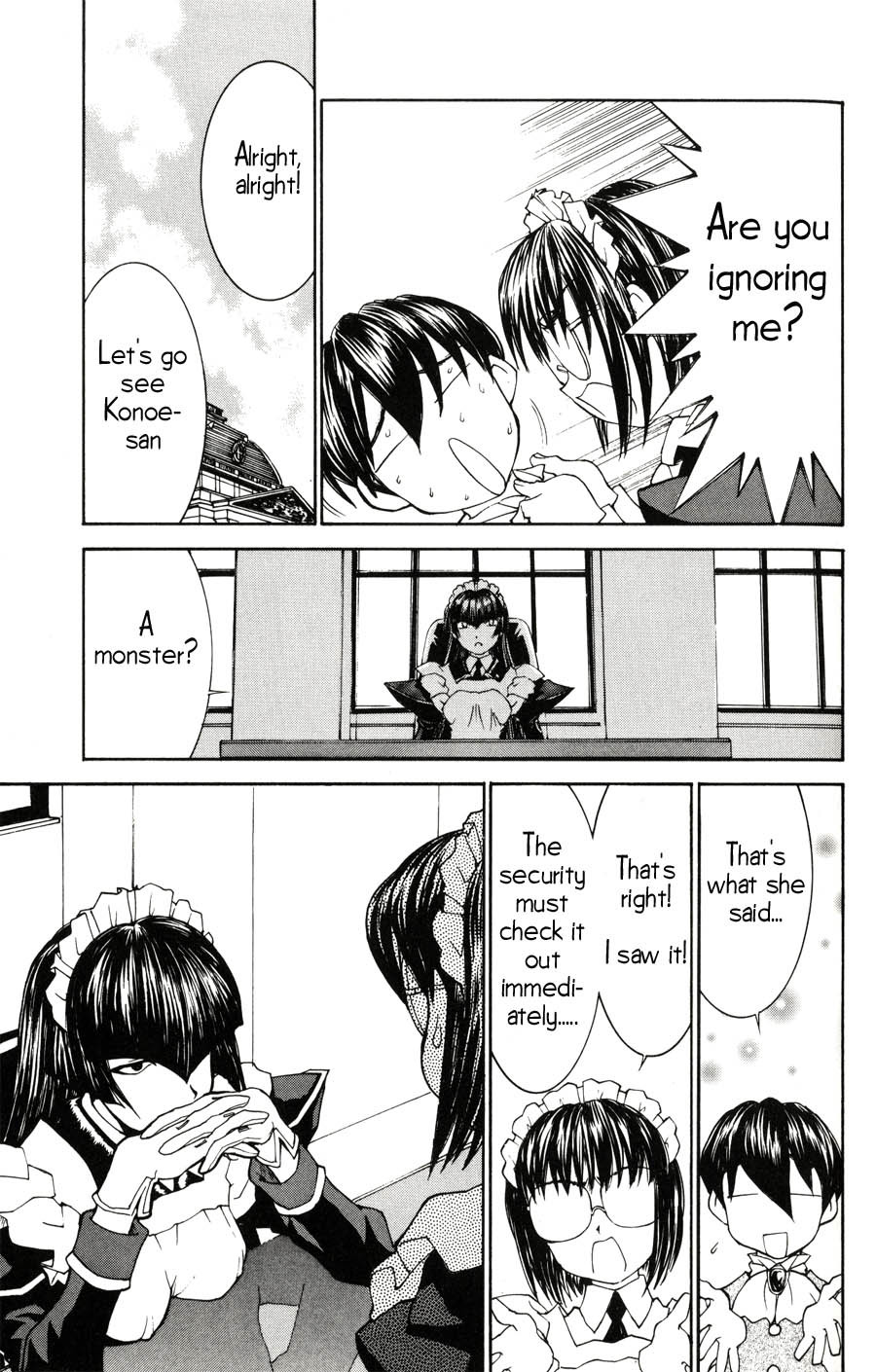 Hanaukyo Maid Tai Chapter 22 page 10 - Chapter 22: Unidentified Creature