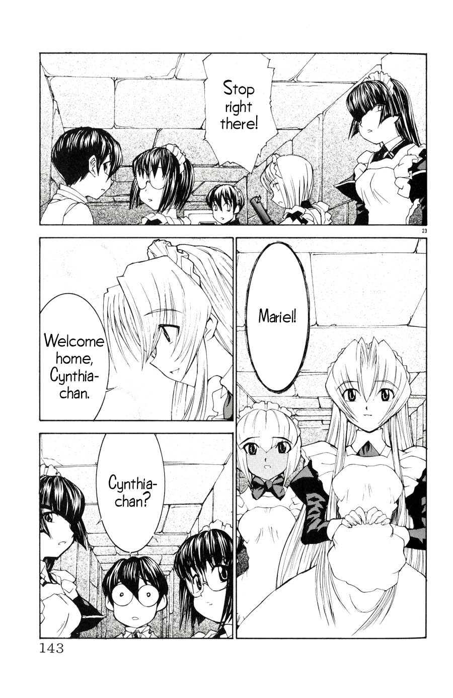 Hanaukyo Maid Tai Chapter 22 page 24 - Chapter 22: Unidentified Creature