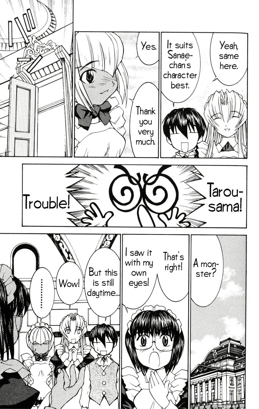 Hanaukyo Maid Tai Chapter 22 page 8 - Chapter 22: Unidentified Creature