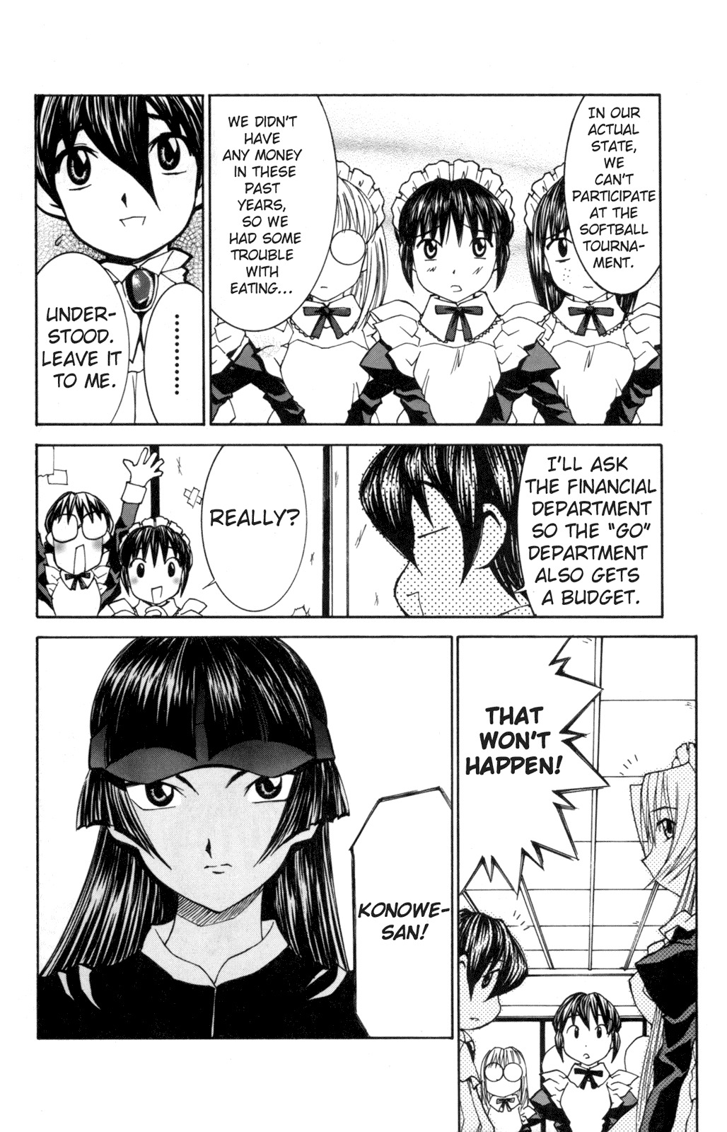 Hanaukyo Maid Tai Chapter 26 page 8 - Chapter 26: Budget Competition!!