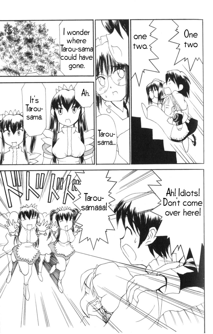 Hanaukyo Maid Tai Chapter 3 page 16 - Chapter 3: Hanaukyou Family's Big Disaster!
