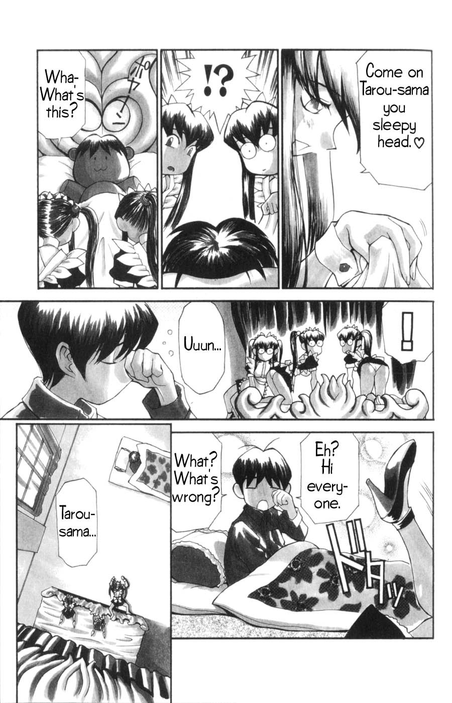 Hanaukyo Maid Tai Chapter 3 page 4 - Chapter 3: Hanaukyou Family's Big Disaster!