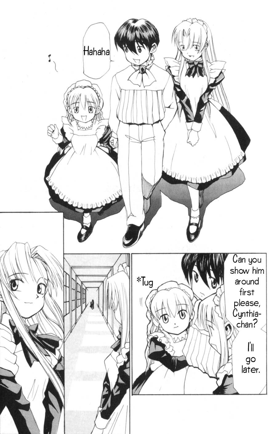 Hanaukyo Maid Tai Chapter 3 page 8 - Chapter 3: Hanaukyou Family's Big Disaster!
