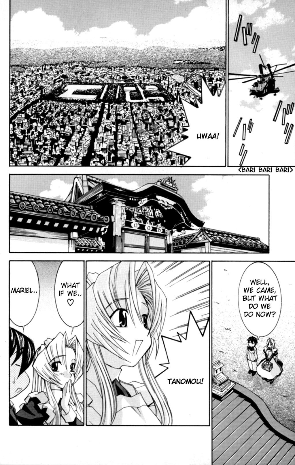 Hanaukyo Maid Tai Chapter 32 page 13 - Chapter 32: Going back home!?