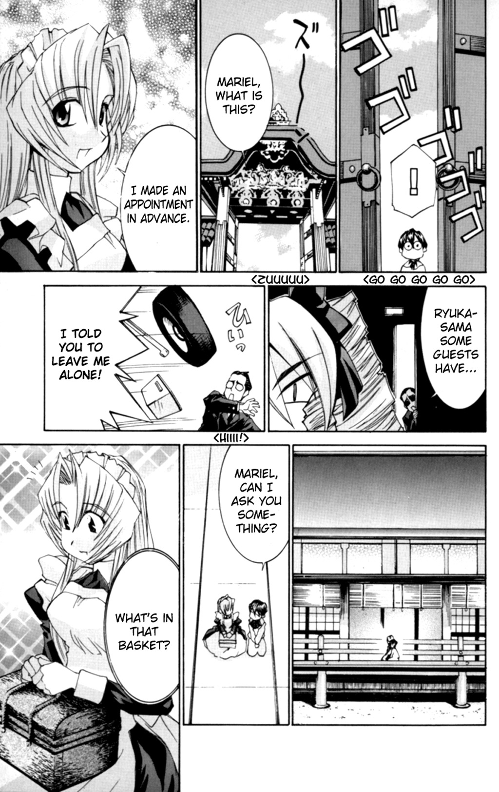 Hanaukyo Maid Tai Chapter 32 page 14 - Chapter 32: Going back home!?