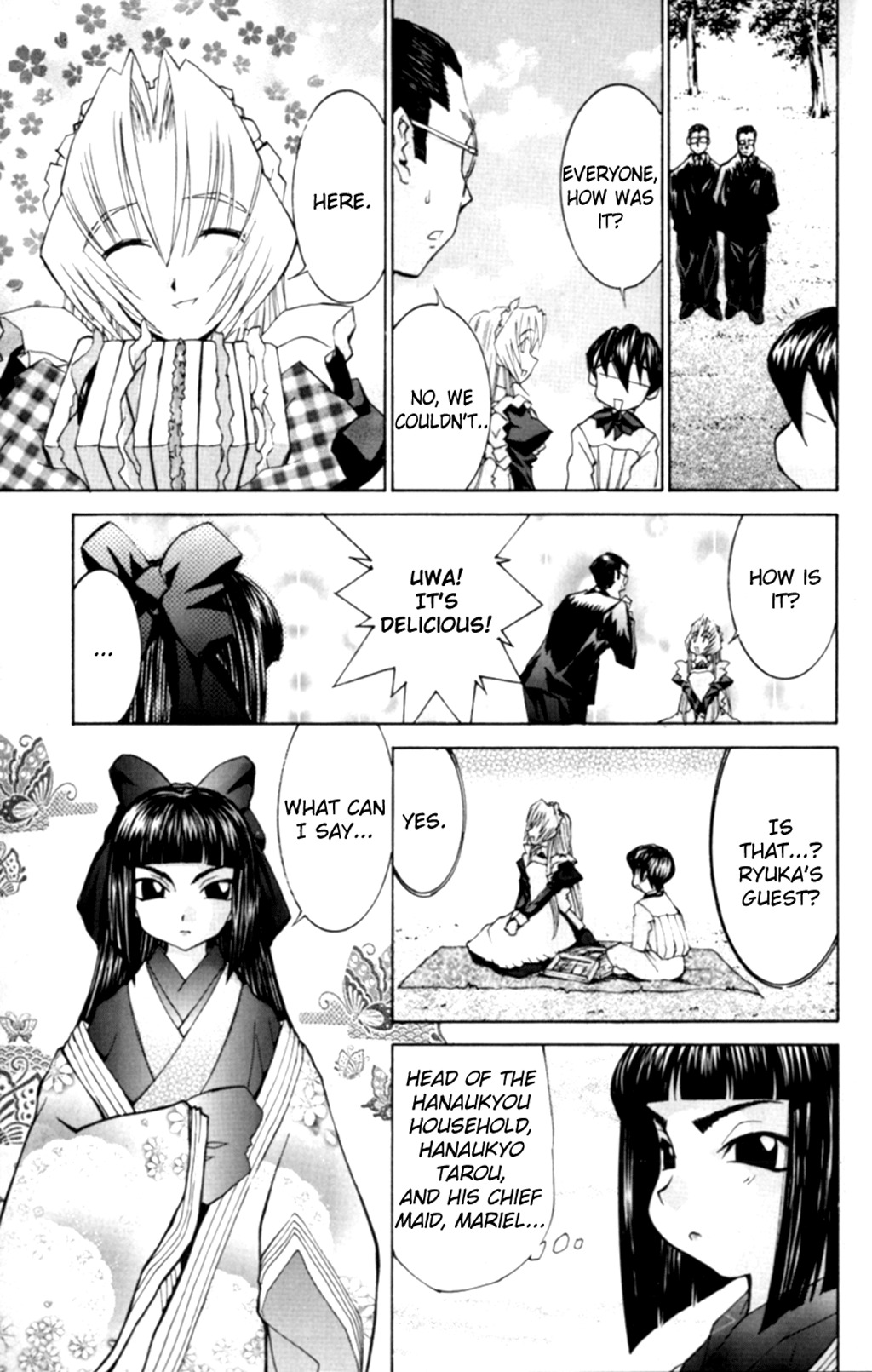 Hanaukyo Maid Tai Chapter 32 page 16 - Chapter 32: Going back home!?