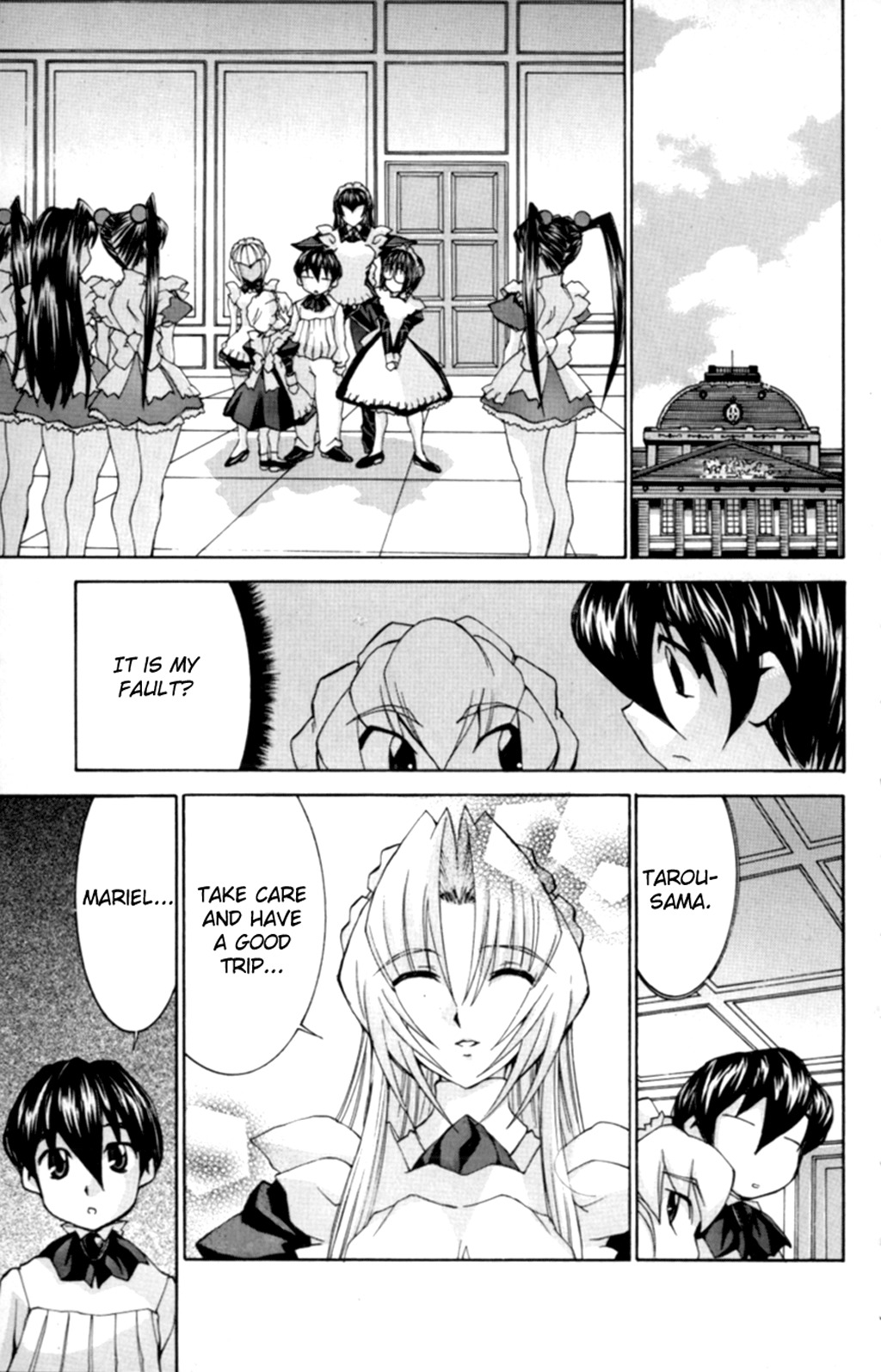 Hanaukyo Maid Tai Chapter 32 page 6 - Chapter 32: Going back home!?