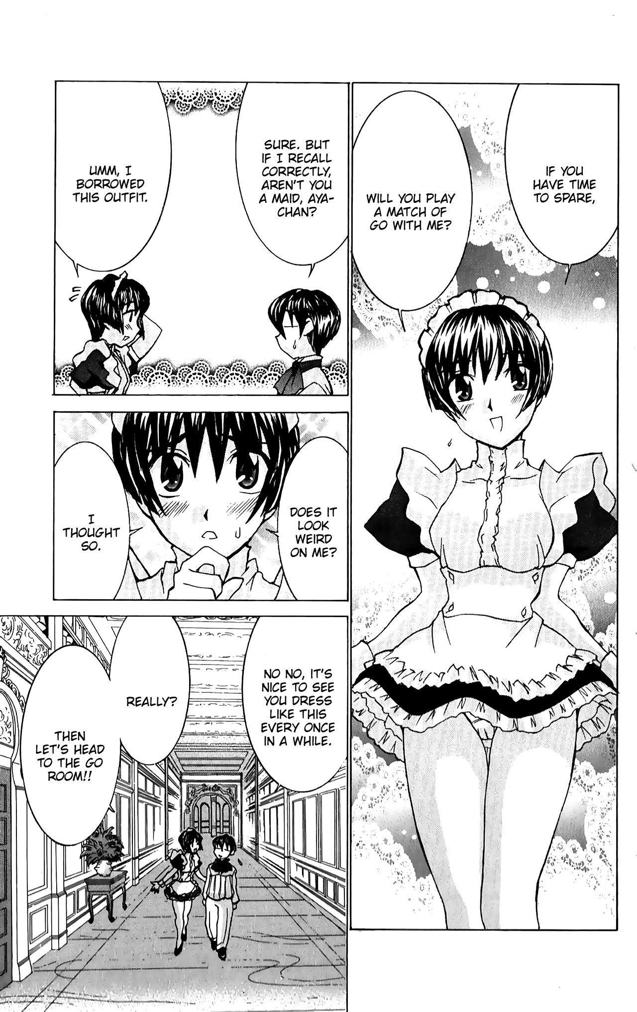 Hanaukyo Maid Tai Chapter 41.5 page 13 - Chapter 41.5: Femininity Training!?
