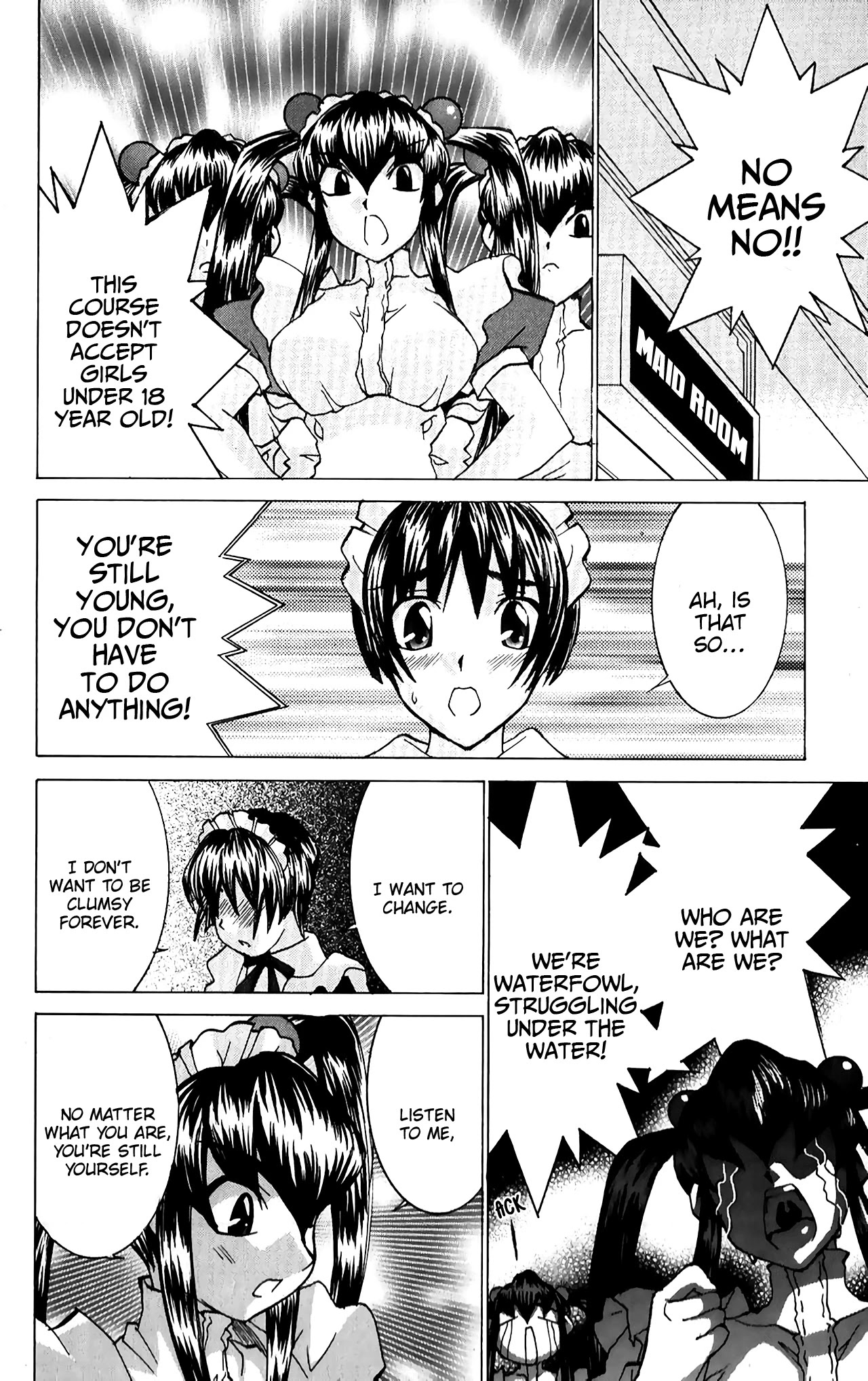 Hanaukyo Maid Tai Chapter 41.5 page 6 - Chapter 41.5: Femininity Training!?