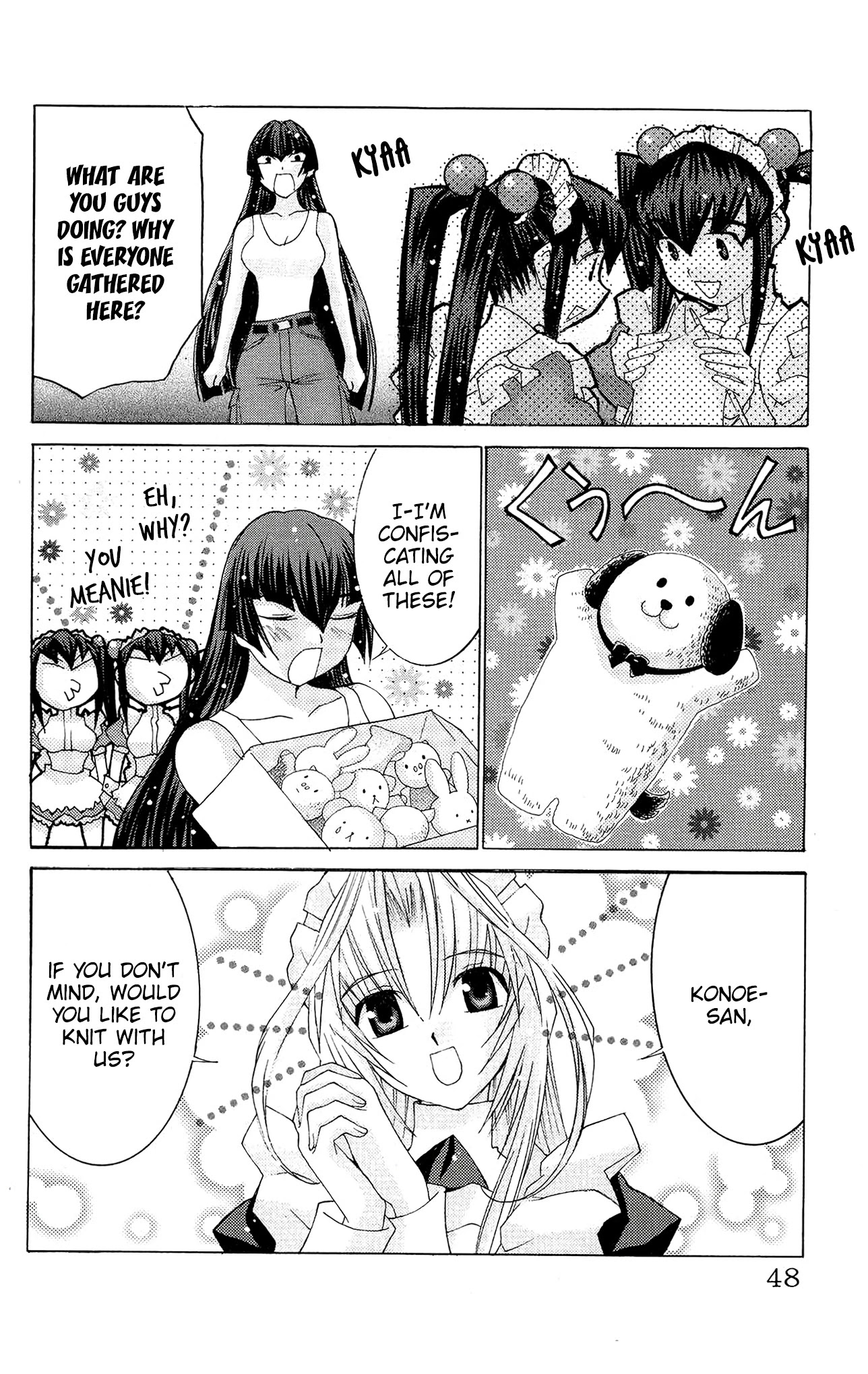 Hanaukyo Maid Tai Chapter 49 page 13 - Chapter 49: The Lavender-Colored Girl