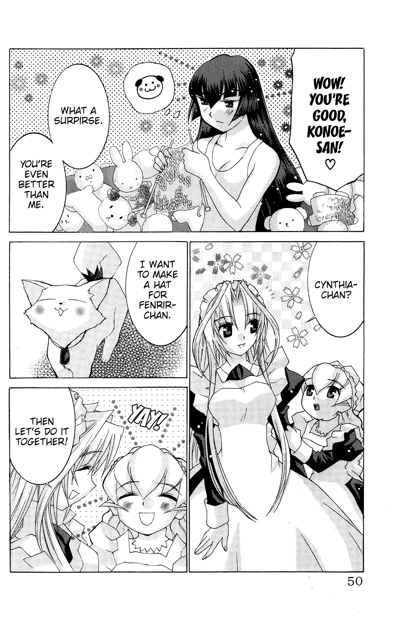 Hanaukyo Maid Tai Chapter 49 page 15 - Chapter 49: The Lavender-Colored Girl