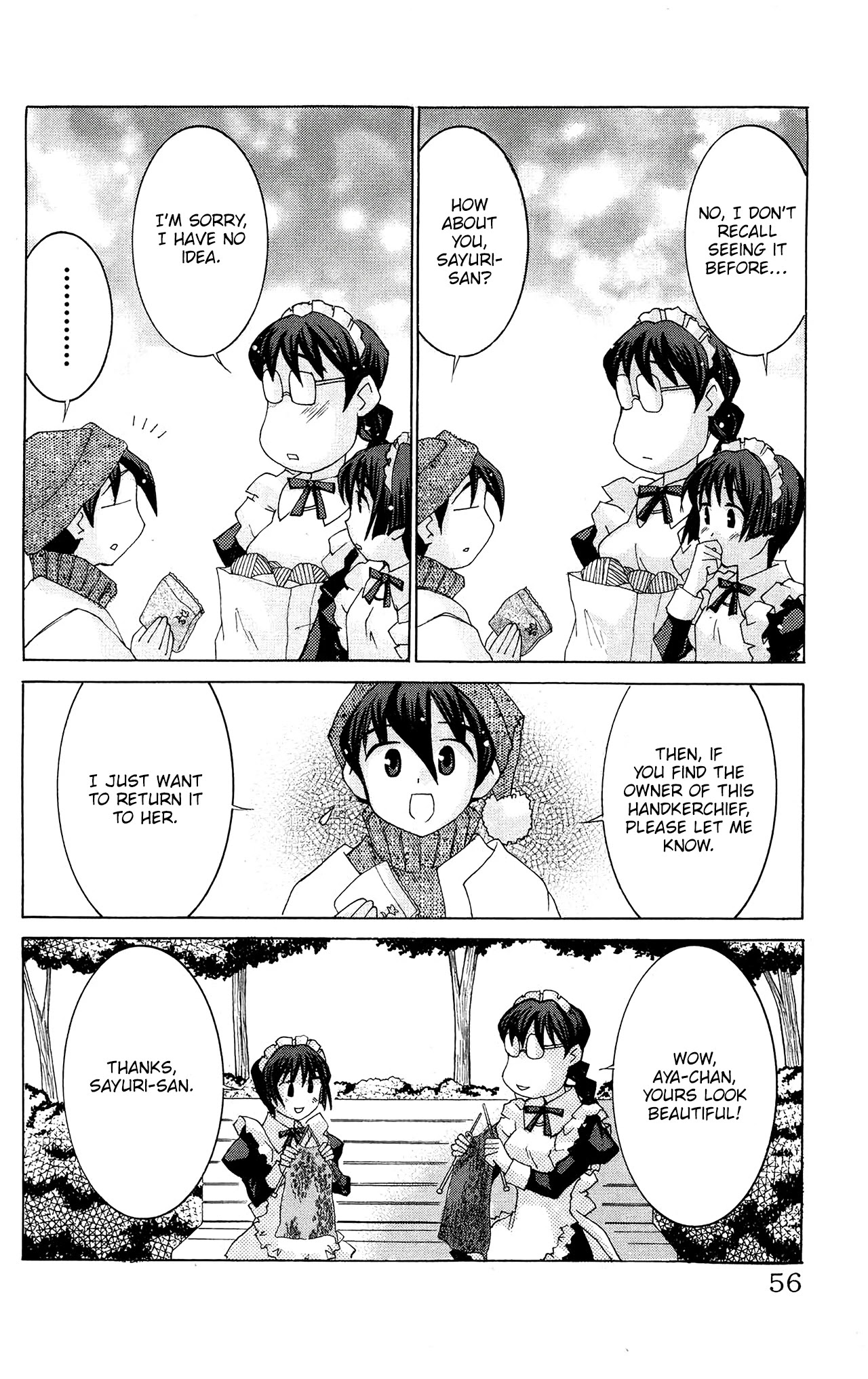 Hanaukyo Maid Tai Chapter 49 page 21 - Chapter 49: The Lavender-Colored Girl