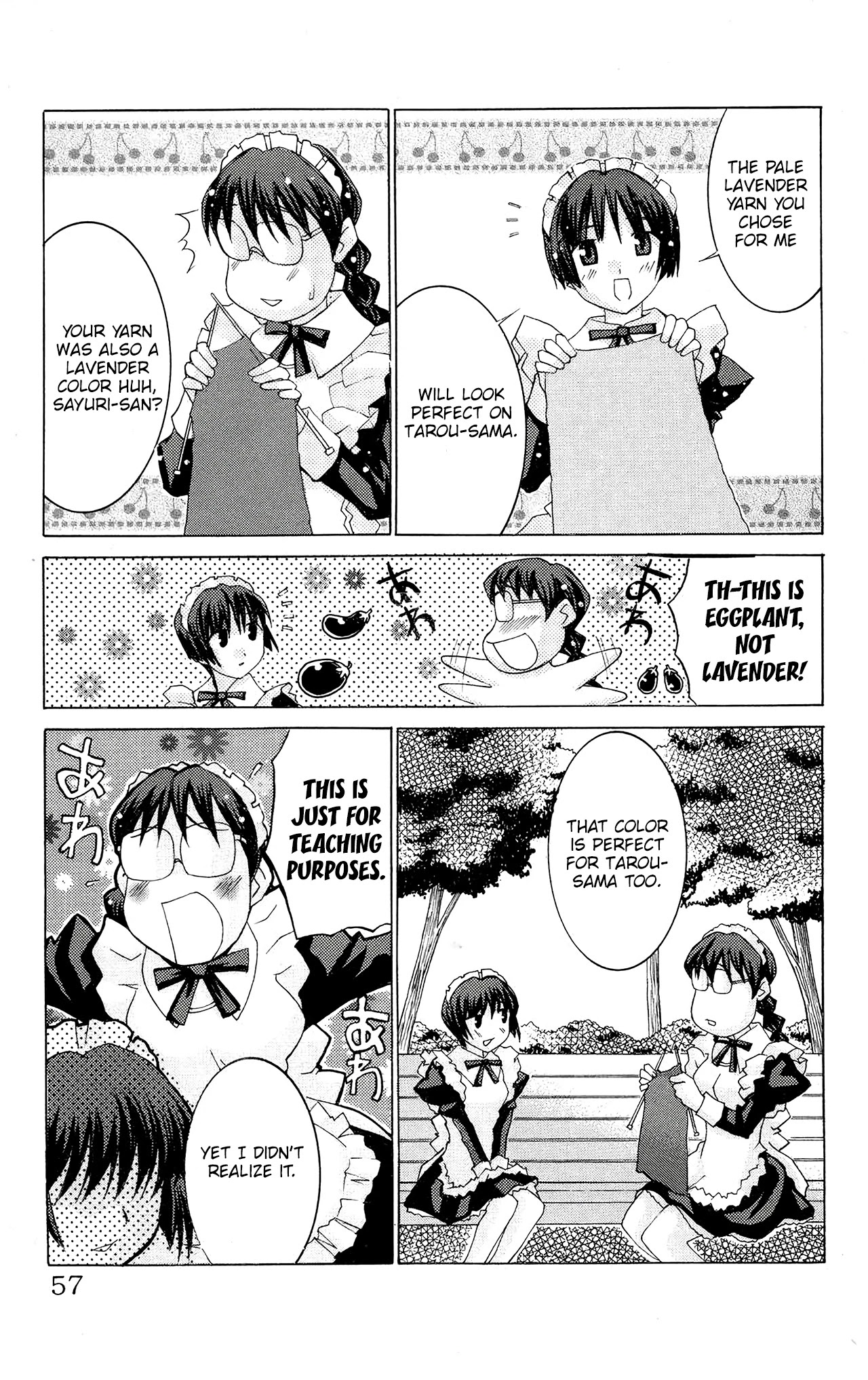 Hanaukyo Maid Tai Chapter 49 page 22 - Chapter 49: The Lavender-Colored Girl