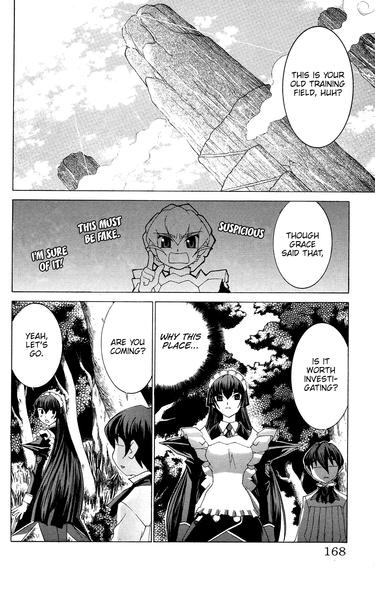 Hanaukyo Maid Tai Chapter 53 page 13 - Chapter 53: The Last Gift