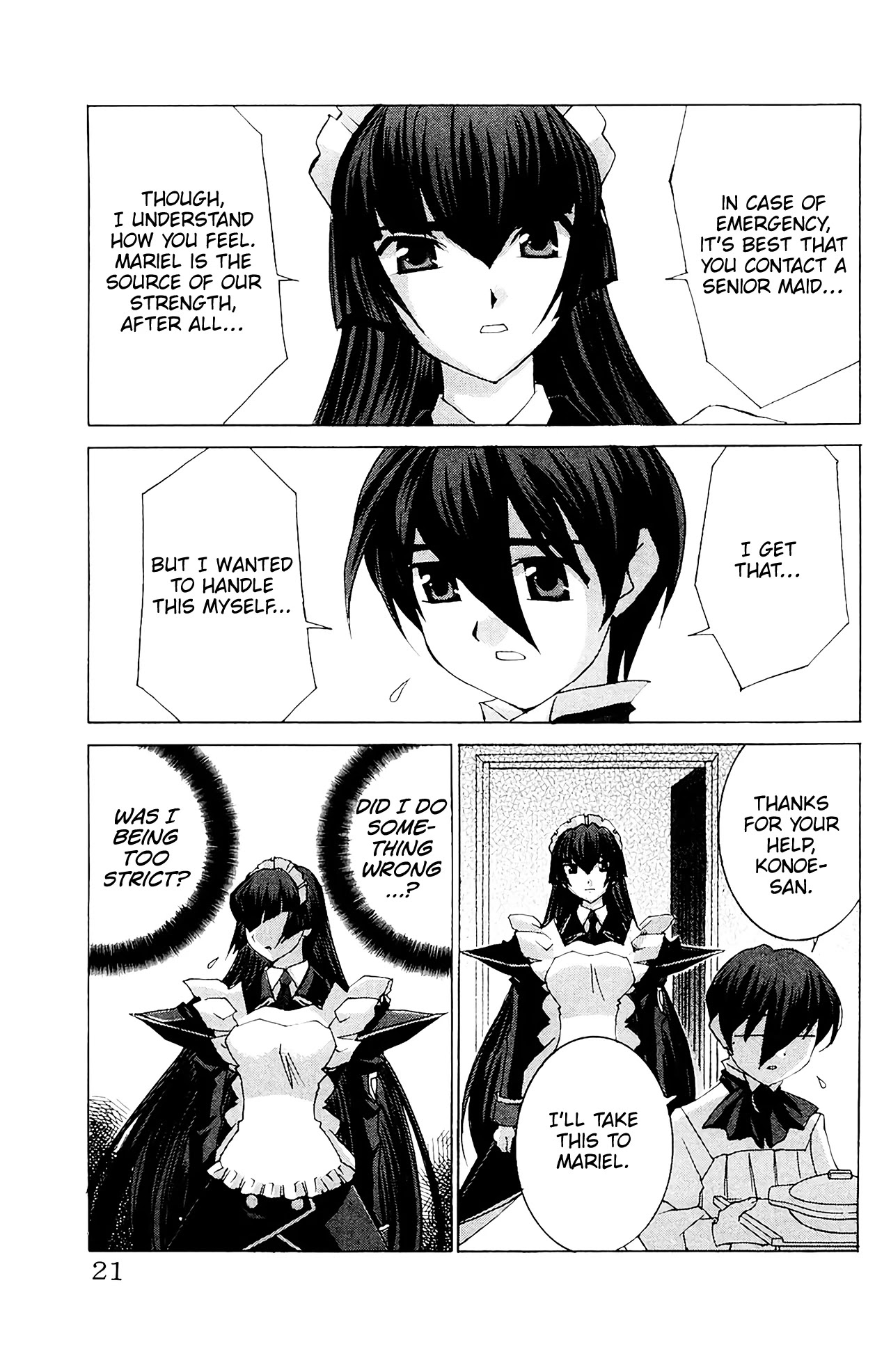 Hanaukyo Maid Tai Chapter 54 page 23 - Chapter 54: Mariel