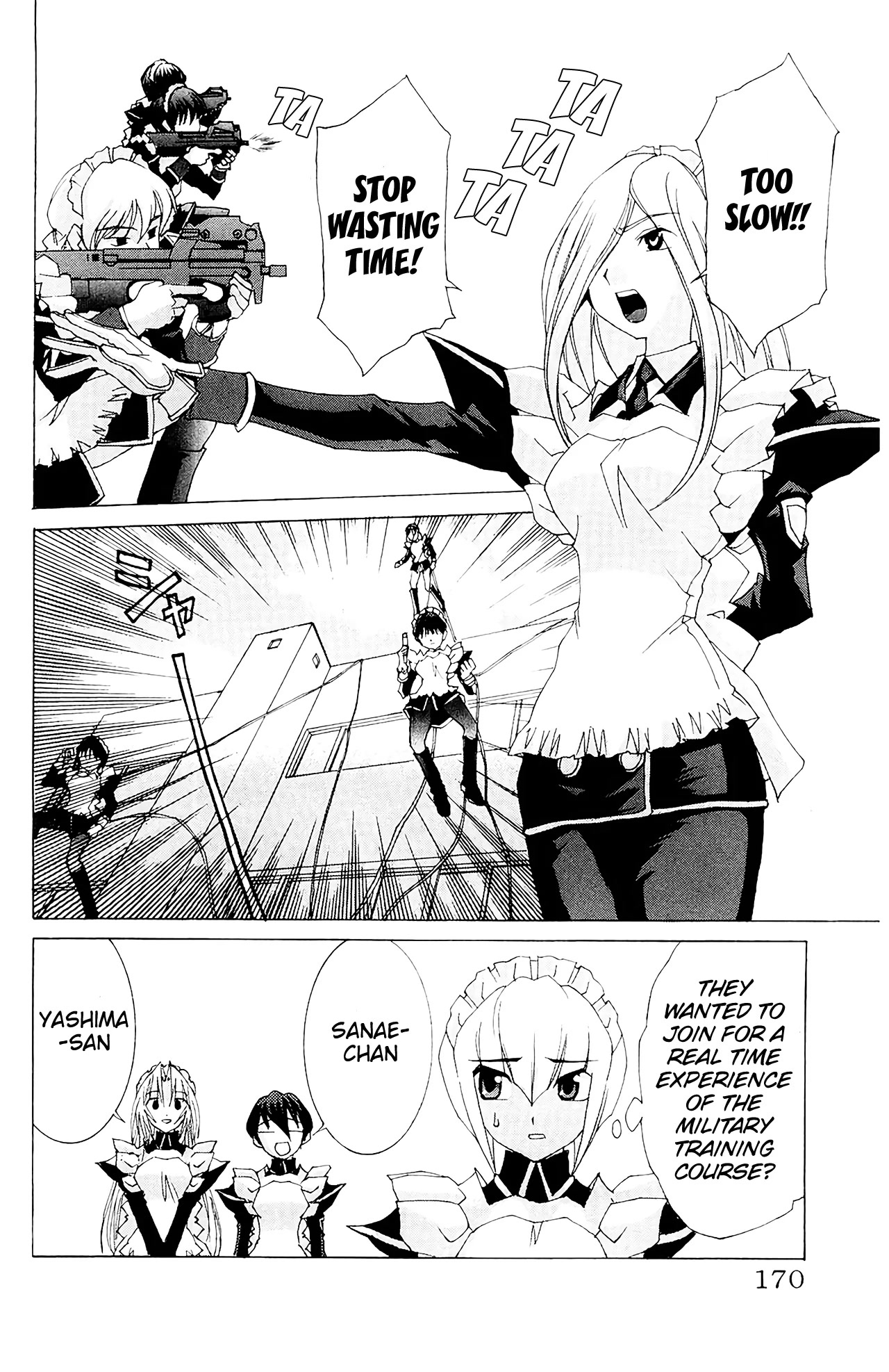 Hanaukyo Maid Tai Chapter 59 page 13 - Chapter 59: Do your best, Yashima!