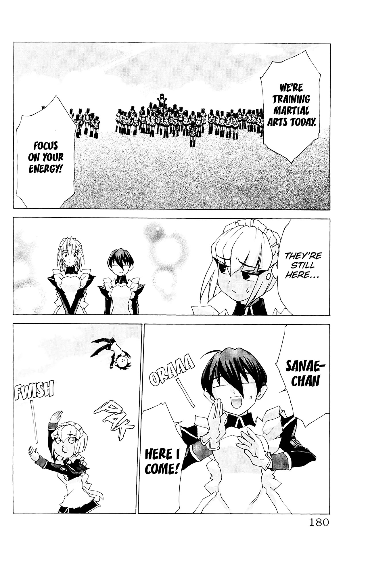 Hanaukyo Maid Tai Chapter 59 page 23 - Chapter 59: Do your best, Yashima!
