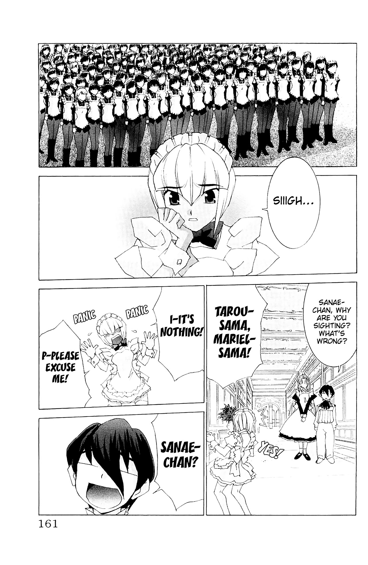 Hanaukyo Maid Tai Chapter 59 page 4 - Chapter 59: Do your best, Yashima!