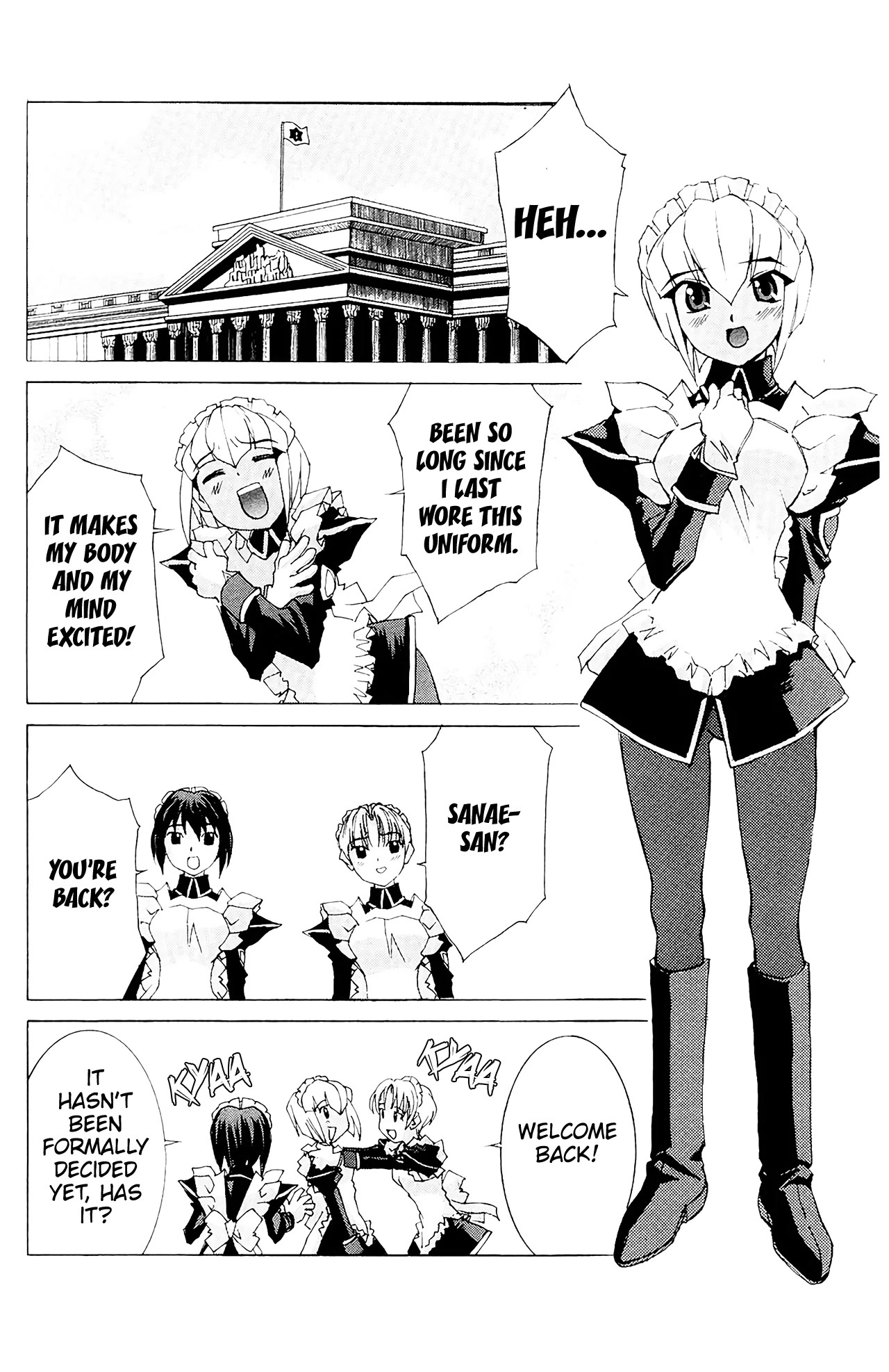 Hanaukyo Maid Tai Chapter 59 page 9 - Chapter 59: Do your best, Yashima!