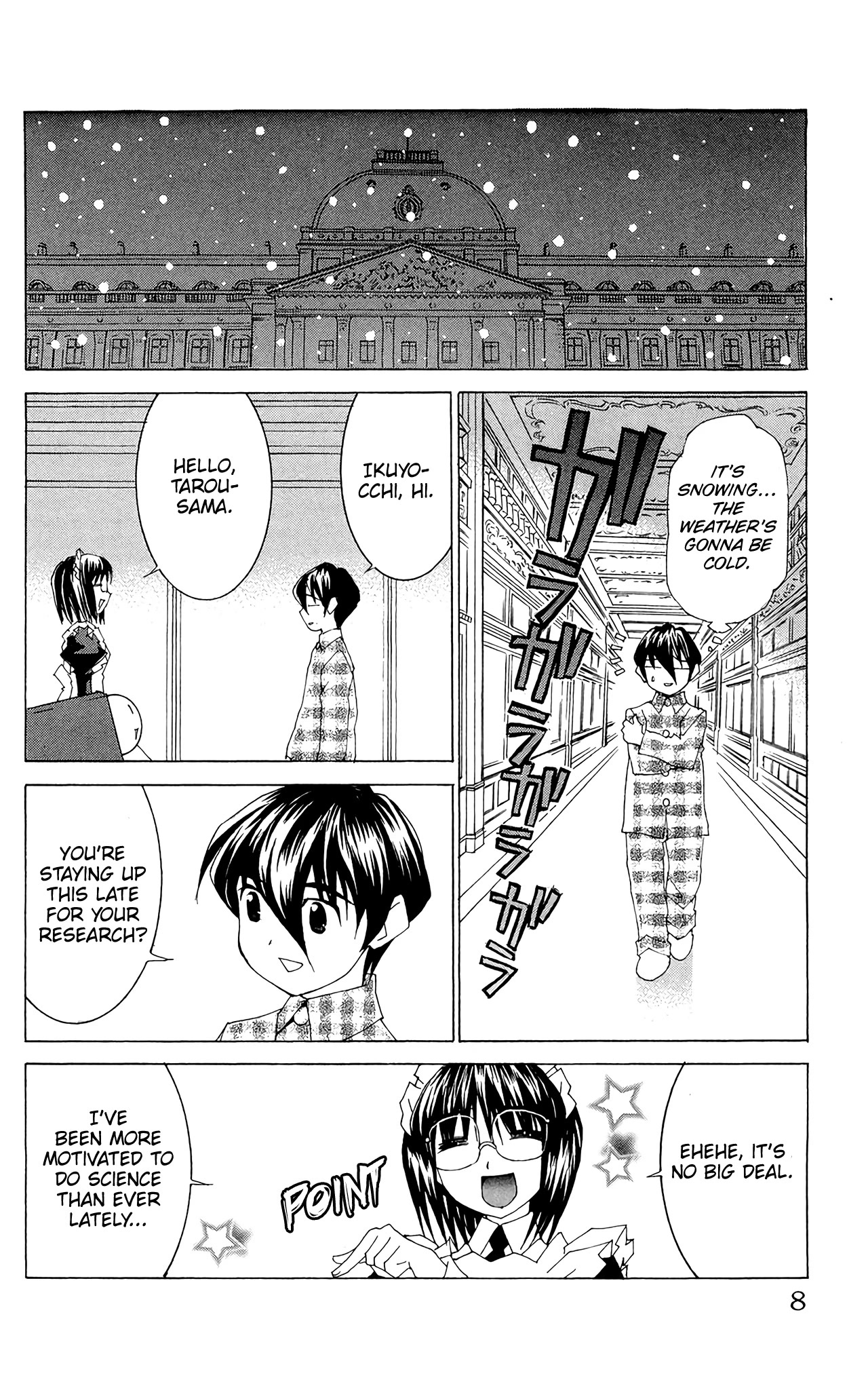 Hanaukyo Maid Tai Chapter 60 page 11 - Chapter 60: On a snowy day