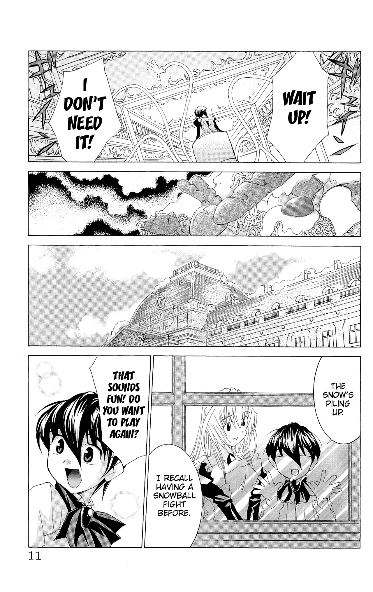 Hanaukyo Maid Tai Chapter 60 page 14 - Chapter 60: On a snowy day