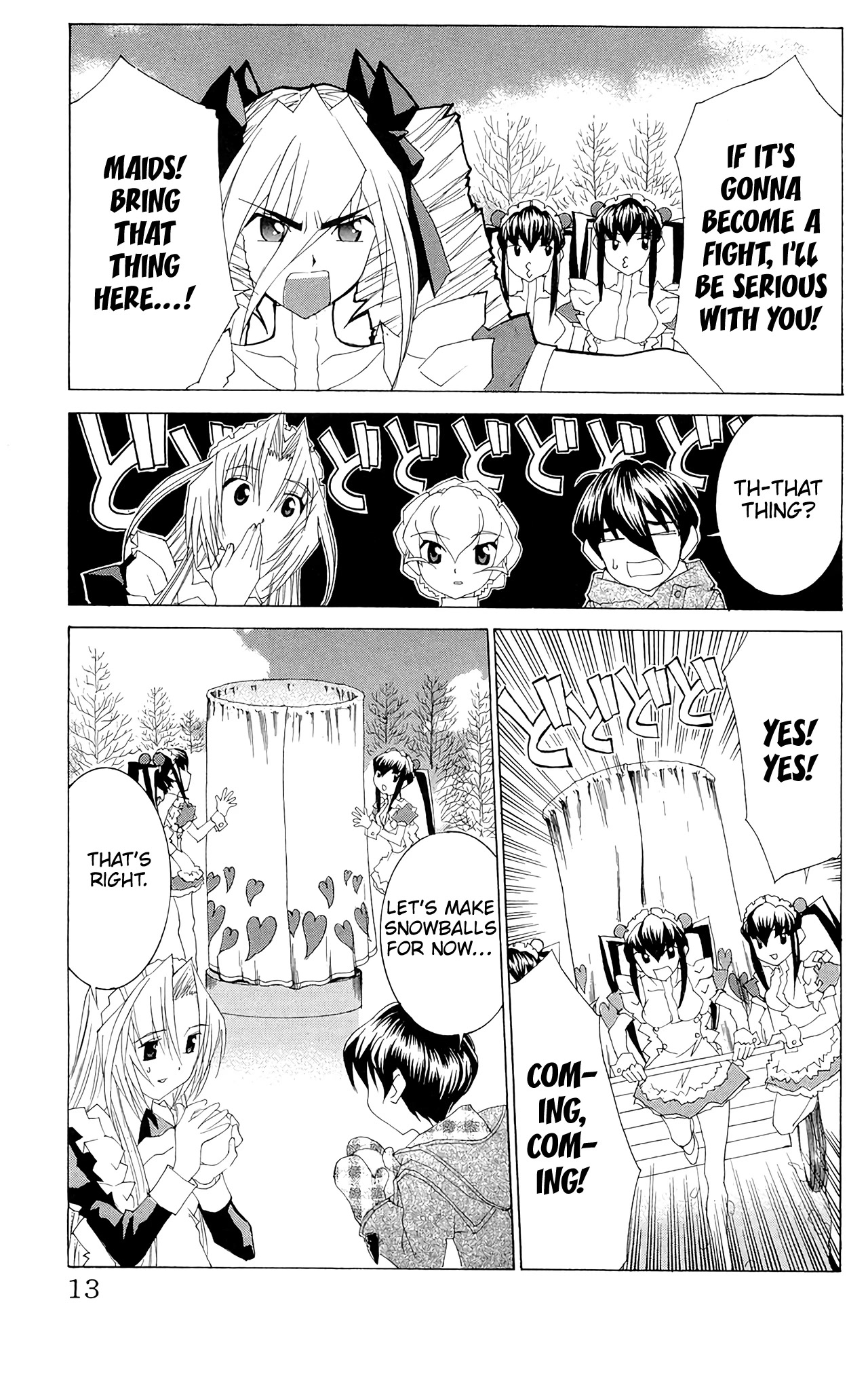 Hanaukyo Maid Tai Chapter 60 page 16 - Chapter 60: On a snowy day