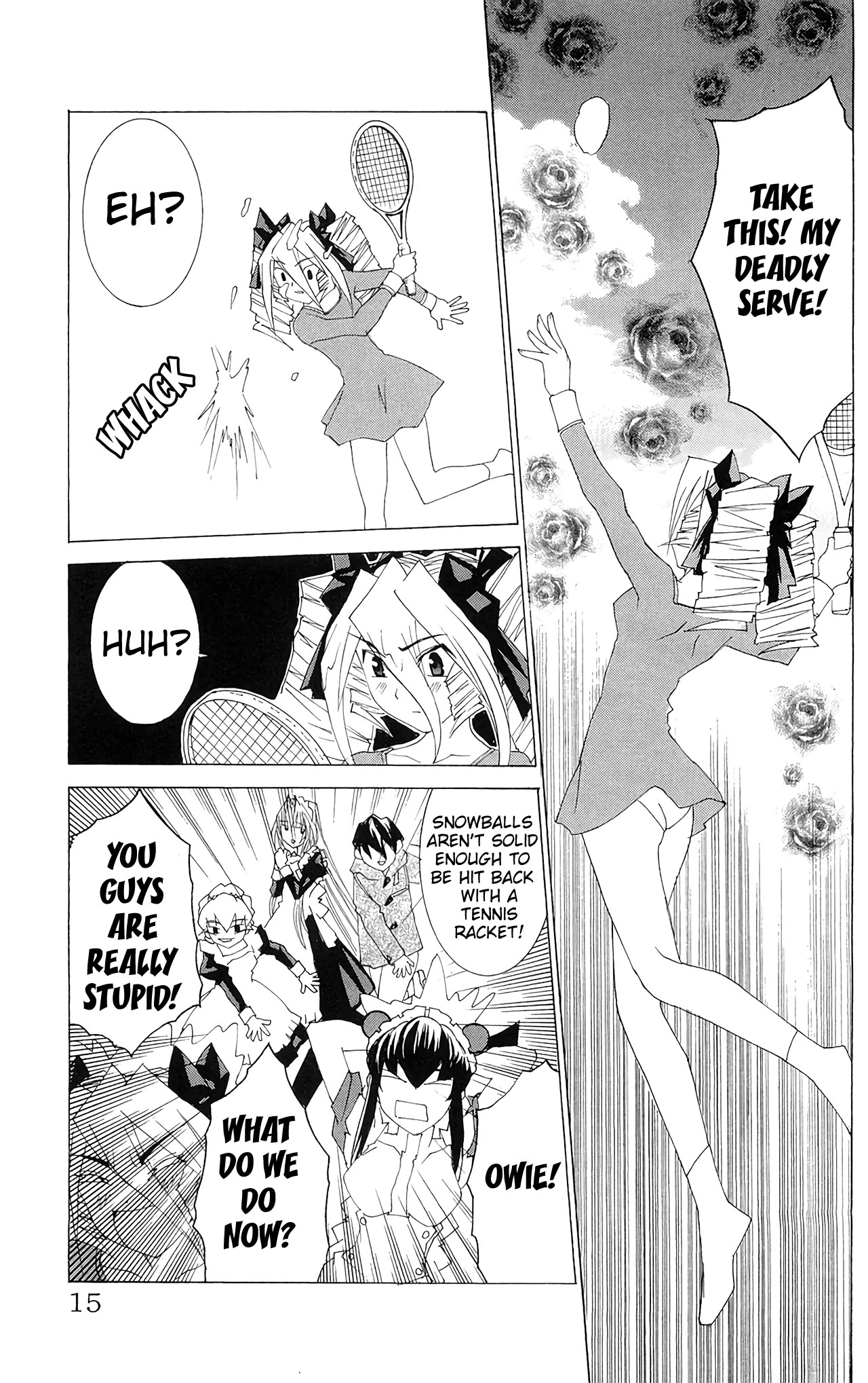 Hanaukyo Maid Tai Chapter 60 page 18 - Chapter 60: On a snowy day