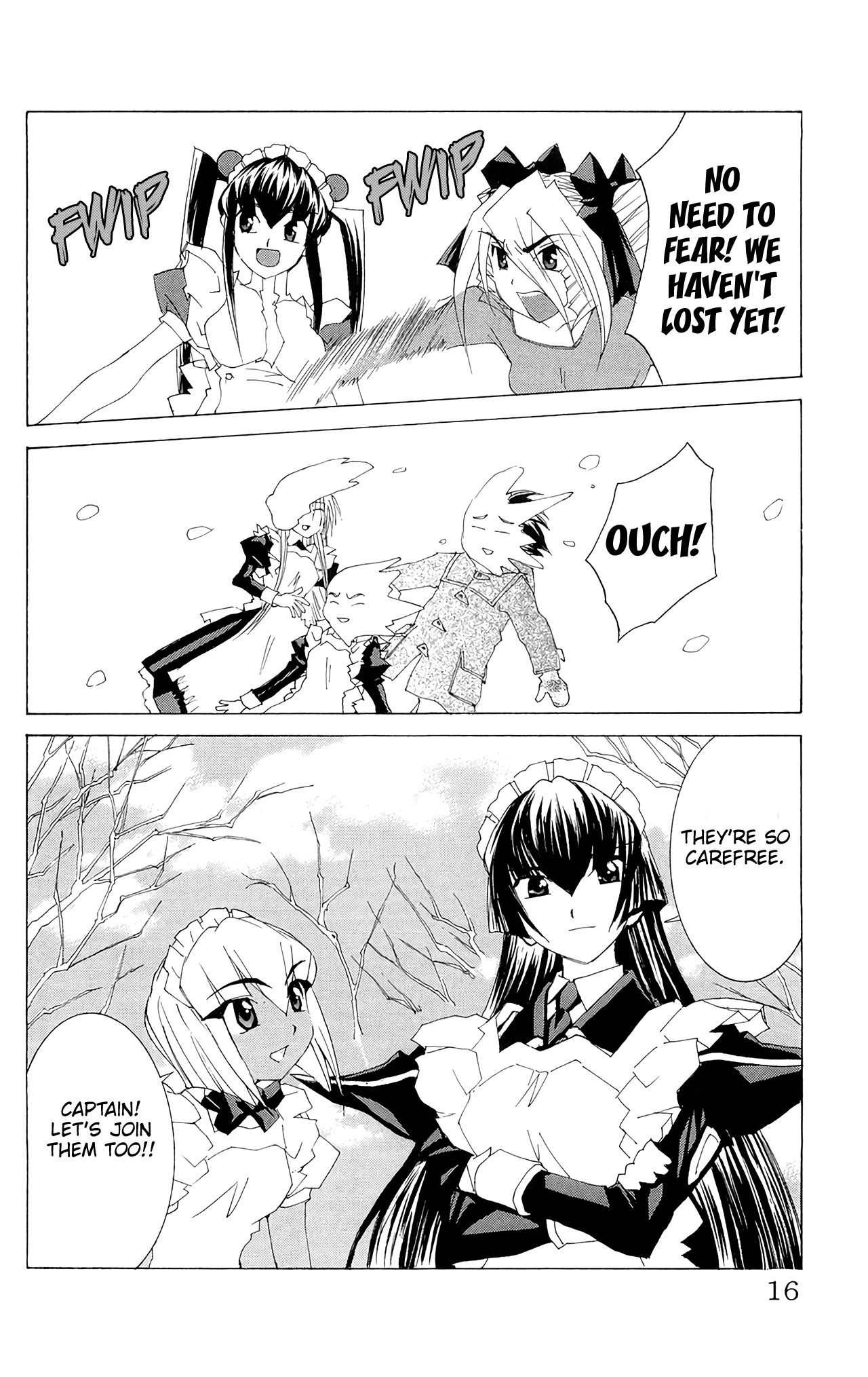 Hanaukyo Maid Tai Chapter 60 page 19 - Chapter 60: On a snowy day