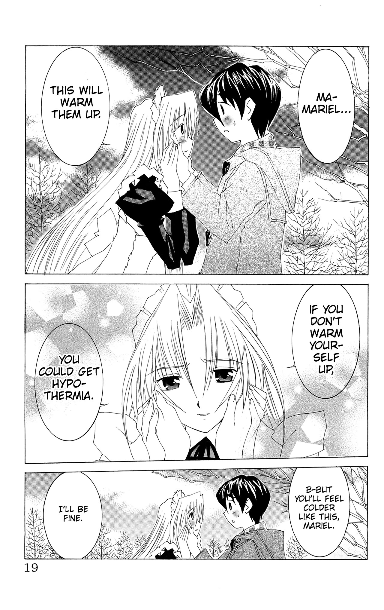 Hanaukyo Maid Tai Chapter 60 page 22 - Chapter 60: On a snowy day