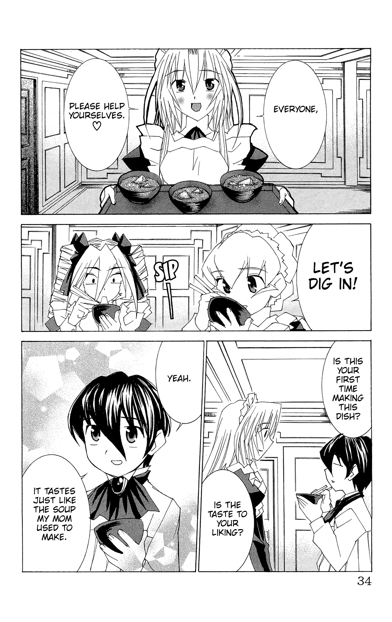 Hanaukyo Maid Tai Chapter 60 page 36 - Chapter 60: On a snowy day